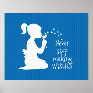 Dandelion Wishes Design Poster