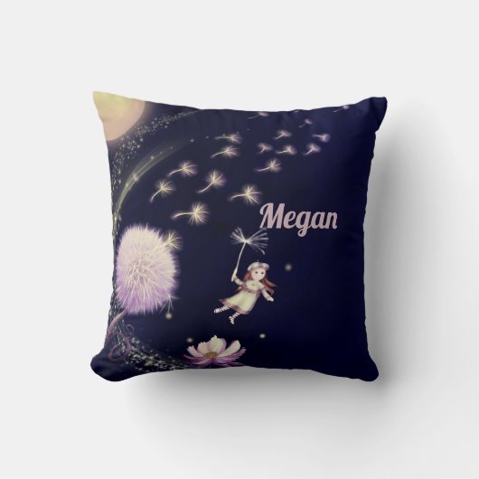 Dandelion Wishes Kussen (Voorkant)