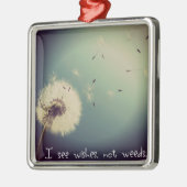 Dandelion Wishes Metalen Ornament (Links)