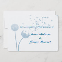 Dandelion Wishes Wedding on Soft Blauwgroen