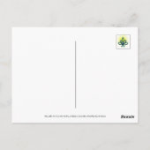 Dandelion With Dew Drops Playful Nature Briefkaart (Achterkant)