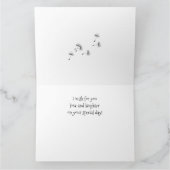 Dandelion Would Wenskaart Kaart (Binnen)