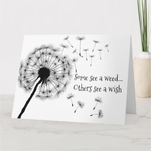 Dandelion Would Wenskaart Kaart