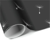 Dandelion Wrapping Paper zwart-wit Cadeaupapier (Rol Hoek)
