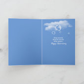 Dandelion zaaigoed in bubbels kaart (Binnen)