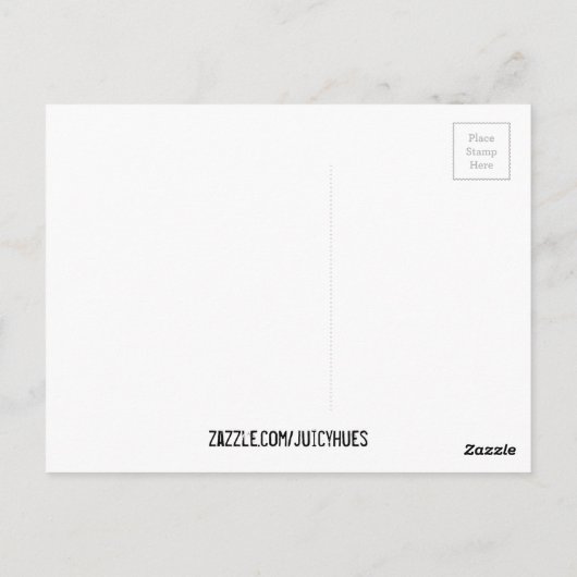 Dandelion zuivere moderne bloemkunst briefkaart (Achterkant)