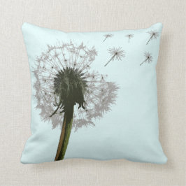 Dandelionblazen, zaadspreidende kussens
