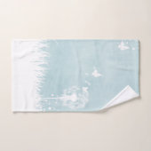 Dandelionen, vlinders en blauwe hemden bad handdoek (Handdoek)