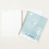 Dandelionen, vlinders en blauwe hemden planner (Display)