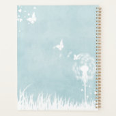 Dandelionen, vlinders en blauwe hemden planner (Achterkant)