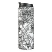 Dandelionen, zwart-wit thermosbeker (Geroteerd rechts)