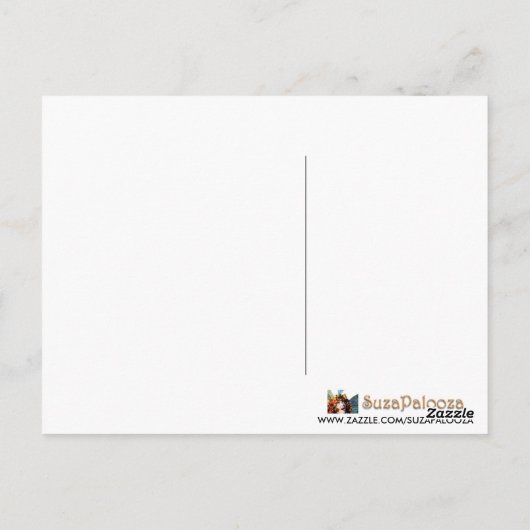 Dandelioness Seedlings Briefkaart (Achterkant)