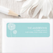 Dandelions Adresetiketten Etiket (Insitu)