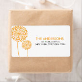 Dandelions Adresetiketten Etiket (Insitu)