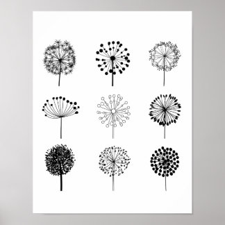 Dandelions Art Print Poster