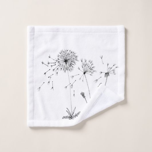 Dandelions Bad Handdoek (Wasdoekje)