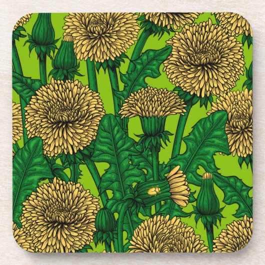 Dandelions Bier Onderzetter (Voorkant)