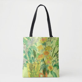 Dandelions Bird Cherry Summer Flowers Floral Art  Tote Bag
