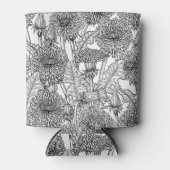 Dandelions, black and white blikjeskoeler (Voorkant)