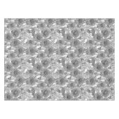 Dandelions, black and white tafelkleed (Voorkant (Horizontaal))