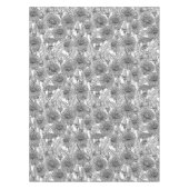 Dandelions, black and white tafelkleed (Voorkant)