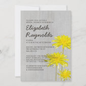 Dandelions Bridal Shower Invitations Kaart (Voorkant)