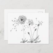 Dandelions Briefkaart (Voorkant / Achterkant)