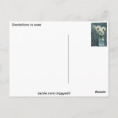 Dandelions Briefkaart (Achterkant)