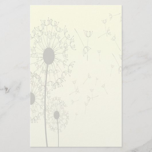 Dandelions Briefpapier (Voorkant)