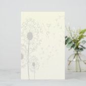 Dandelions Briefpapier (Staand voorkant)