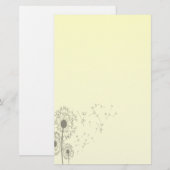 Dandelions Briefpapier (Voorkant / Achterkant)