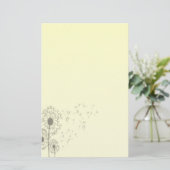 Dandelions Briefpapier (Staand voorkant)