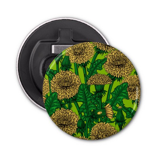 Dandelions Button Flesopener (Voorkant)