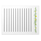 Dandelions Dark Lined Notitieblok (Voorkant)