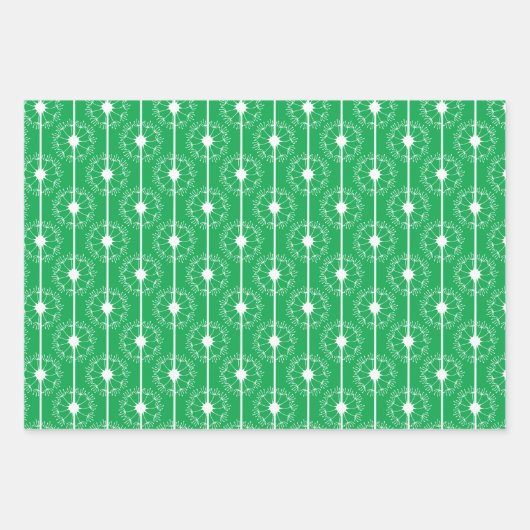 Dandelions Design Wrapping Paper Sheets (Voorkant 3)