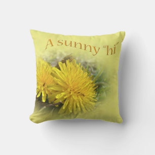 Dandelions - Een zonnige Hi Kussen