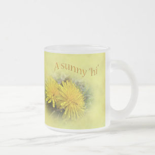 Dandelions - Een zonnige Hi Matglas Koffiemok