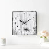 Dandelions en Regen wandklok (Huis)