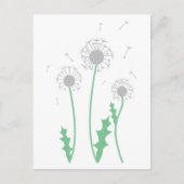 Dandelions Feestdagenkaart (Voorkant)
