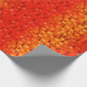 Dandelions Field Summer Flowers Red Sinaasappel Om Cadeaupapier (Hoek)