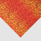 Dandelions Field Summer Flowers Red Sinaasappel Om Tissuepapier (Detail)