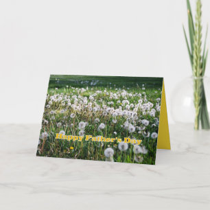 Dandelions Happy Vaderdag Humor Kaart