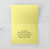 Dandelions Happy Vaderdag Humor Kaart (Binnen)