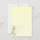 Dandelions Hartelijk dank Bedankkaart (Achterkant)