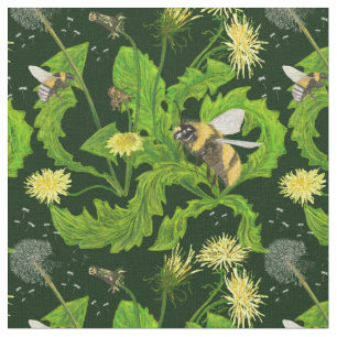 Dandelions in bijen - Stof
