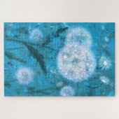 Dandelions in motorlicht - Oorspronkelijk kunstsch Legpuzzel (Horizontaal)