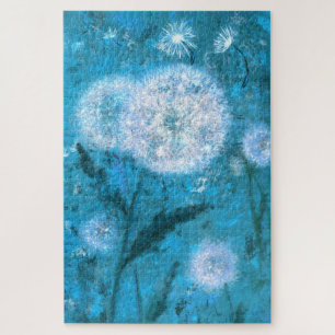 Dandelions in motorlicht - Oorspronkelijk kunstsch Legpuzzel