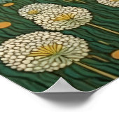 Dandelions Japanse kunst Poster (Hoek)