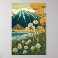 Dandelions Japanse kunst