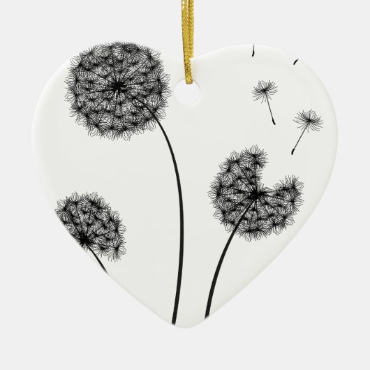 Dandelions Keramisch Ornament (Voorkant)